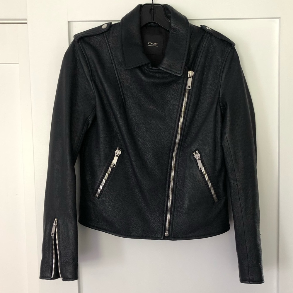 LTH JKT Kas Modern Leather Biker Jacket